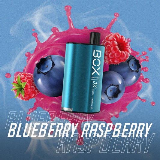 Air Bar Box Disposable Vape 14mL Blueberry raspberry 5000 Puffs