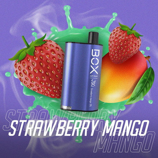 Air Bar Box Disposable Vape 14mL Strawberry Mango 5000 Puffs