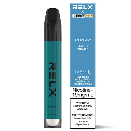 RELX Bubblemon Disposable Vape 5mL Peppermint 1600 Puffs