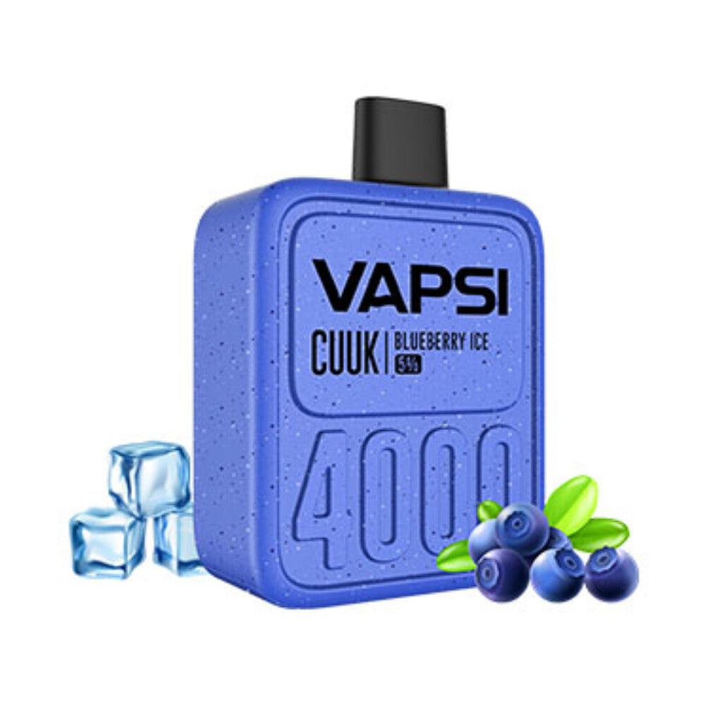 Vapsi Cuuk Disposable Vape 10mL Multiple Flavors 4000 Puffs