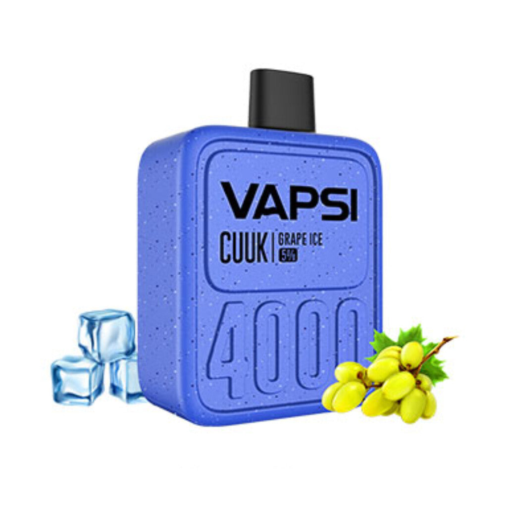 Vapsi Cuuk Disposable Vape 10mL Multiple Flavors 4000 Puffs