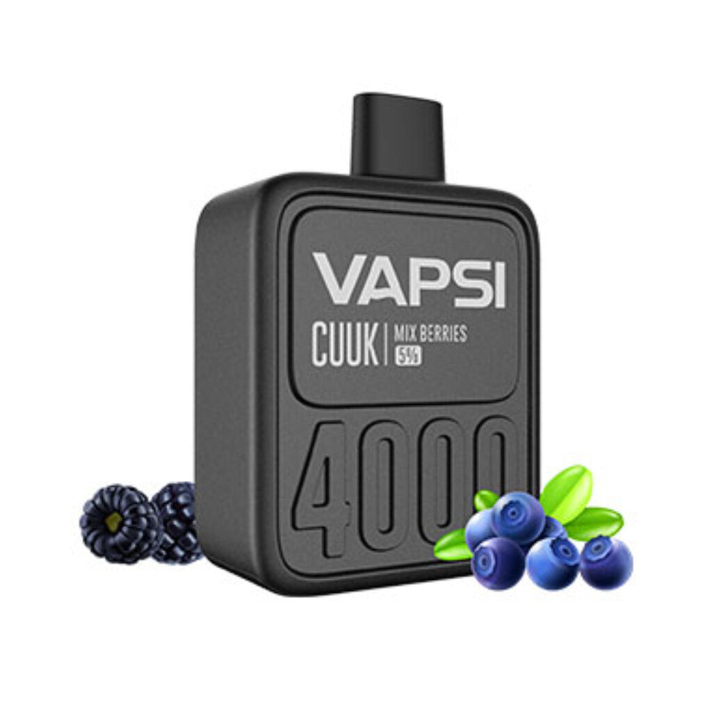 Vapsi Cuuk Disposable Vape 10mL Multiple Flavors 4000 Puffs