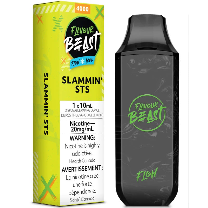 Flavour Beast Flow Disposable Vape 10ml Slammin' STS Iced 4000 puffs